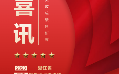 Chúc mừng nồng nhiệt! Công ty Cổ phần Máy cơ Hàng Châu Chiết Giang đã được trao giải thưởng Tiến bộ Khoa học và Công nghệ tỉnh Chiết Giang!